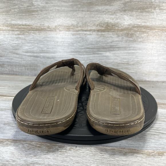 Sperry Top-Sider Men's Baitfish Thong Sandals Size 12 - Picture 4 of 8